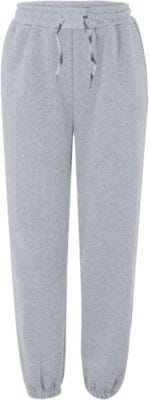 Einfarbige Damen-Jogginghose mit lockerer Passform und elastischem Bund.