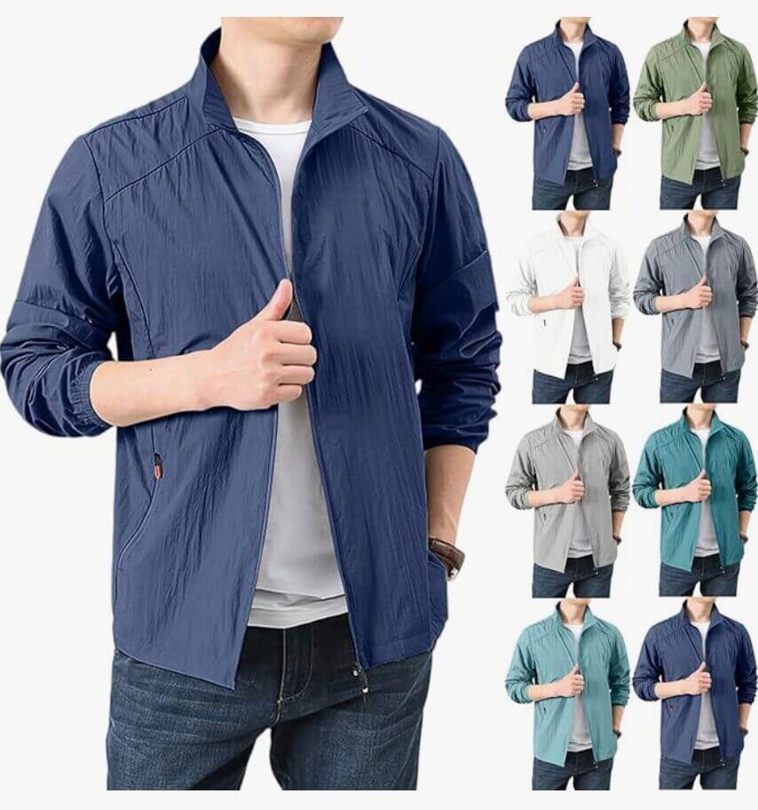 KONG JIMFAN Sommerjacke für Herren – 50% Rabatt