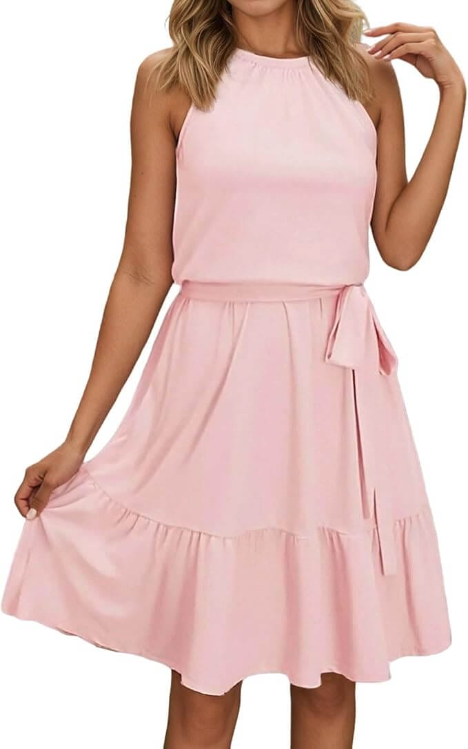 Knielanges Sommerkleid für Damen – 50% Rabatt