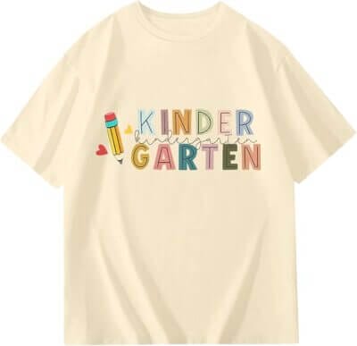 Bequemes, pflegeleichtes Kinder T-Shirt mit kurzen Ärmeln aus hautfreundlicher Baumwolle.
