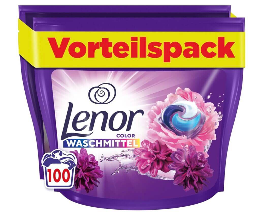 LENOR PODS Waschkapseln Colorwaschmittel – 24% Rabatt