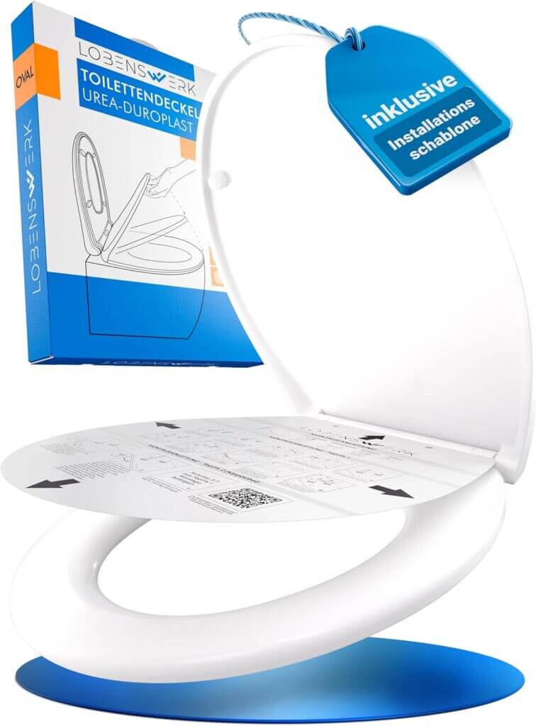 Nur noch wenige Stunden: LOBENSWERK Toilettendeckel mit Absenkautomatik – 33% Rabatt