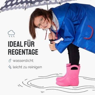 Ladeheid Eva federleichte Kinder Gummistiefel
