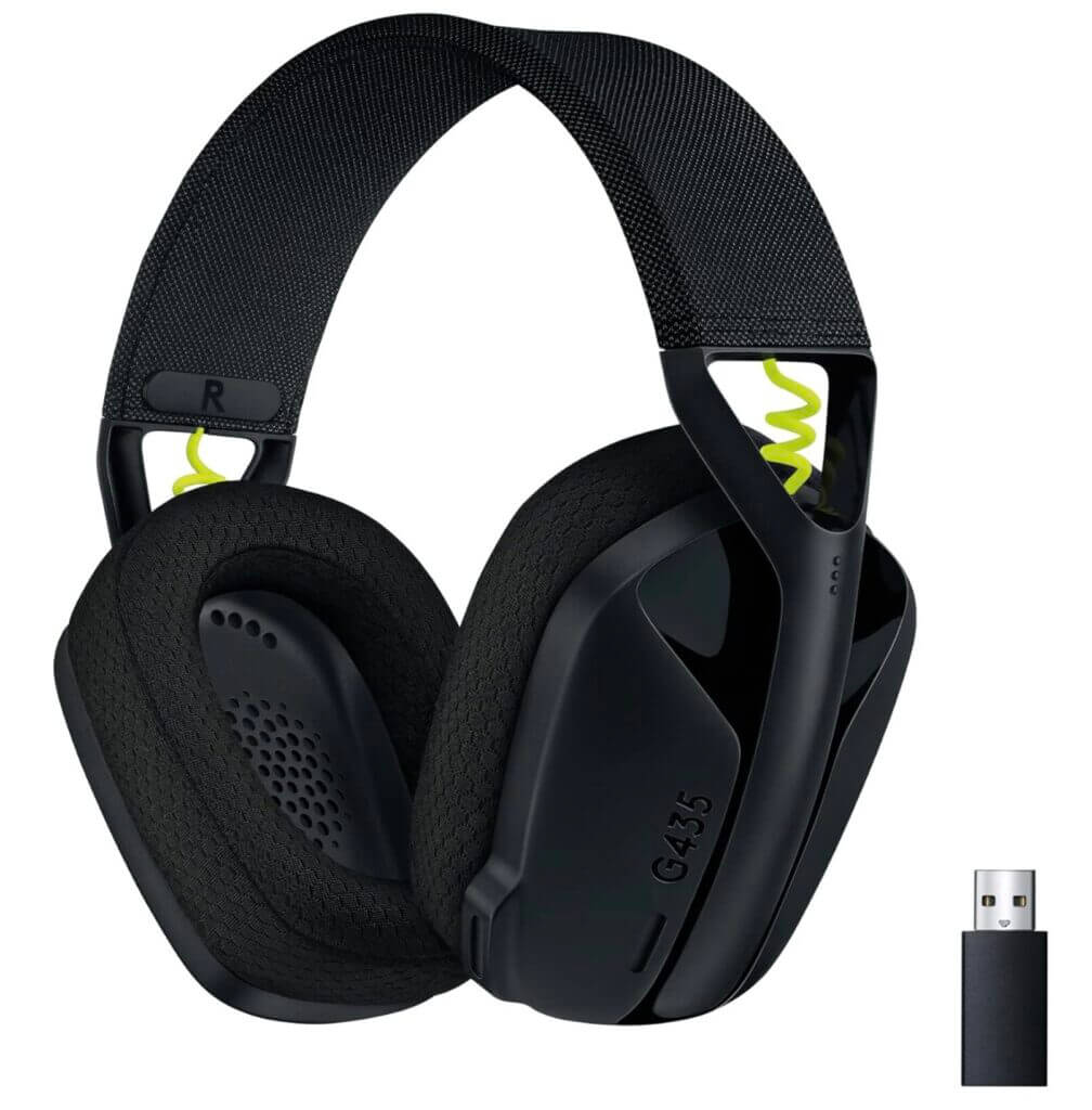 Logitech G435 LIGHTSPEED Kabelloses Bluetooth-Gaming-Headset – 47% Rabatt