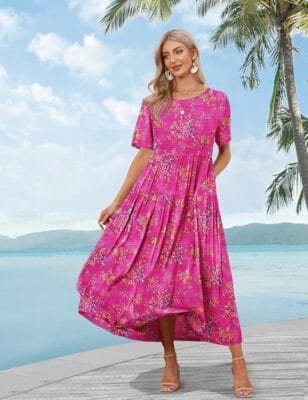Maxikleid Blumenkleid 