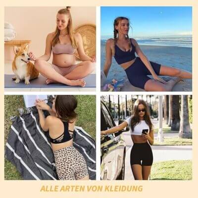 Missluck 2er Pack Radlerhose Tragebilder