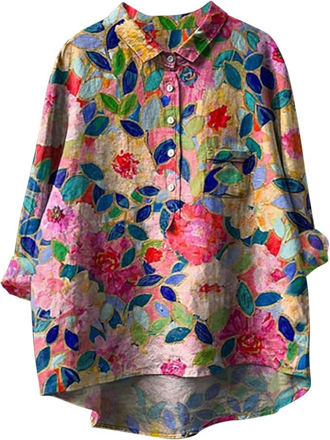 Damen Musselin Bluse – 50% Rabatt