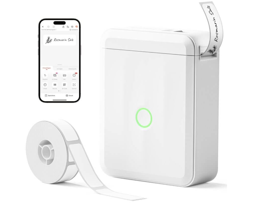 NIIMBOT D110 Bluetooth Etikettendrucker – 67% Rabatt