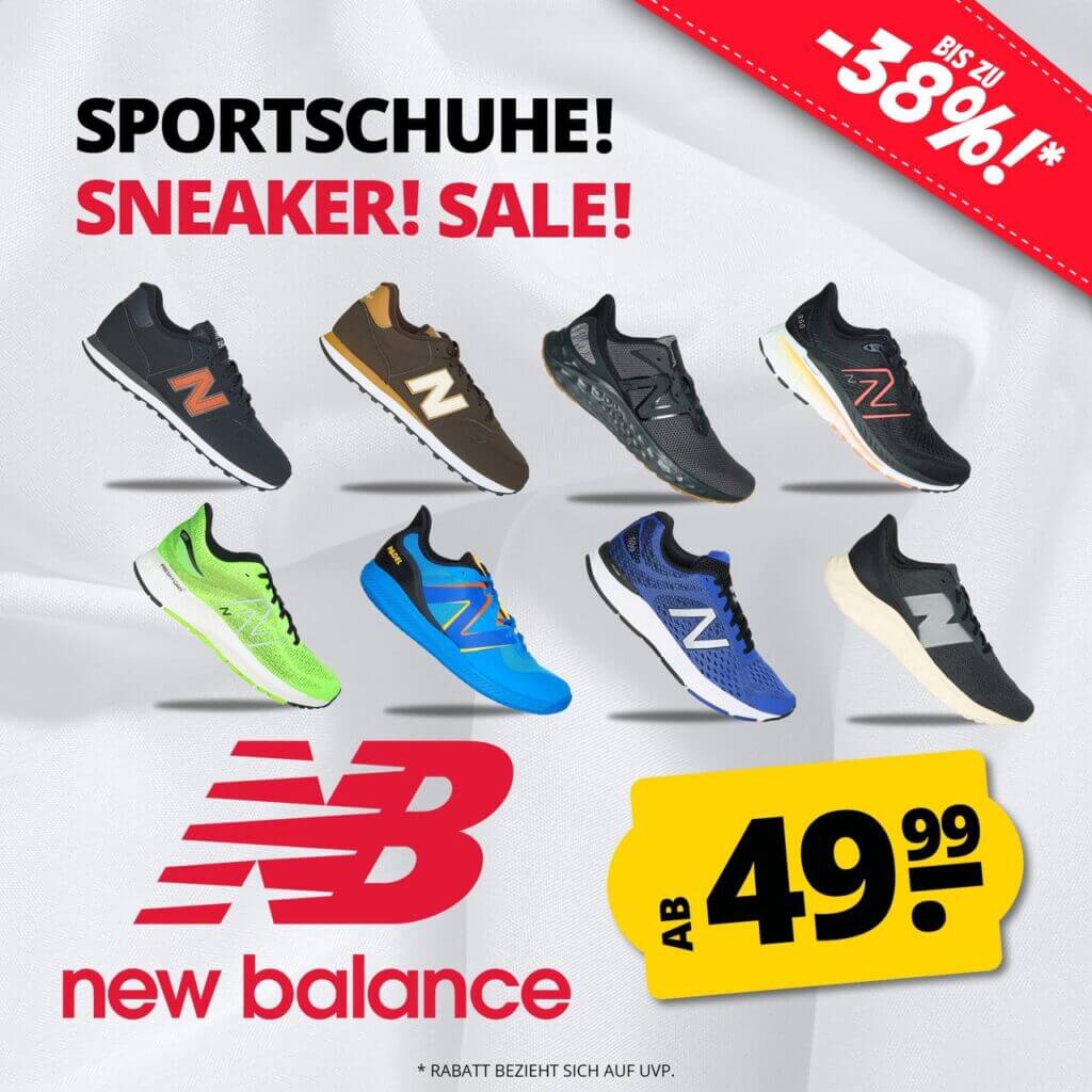 NEW BALANCE SNEAKER SALE – AB 49,99 €