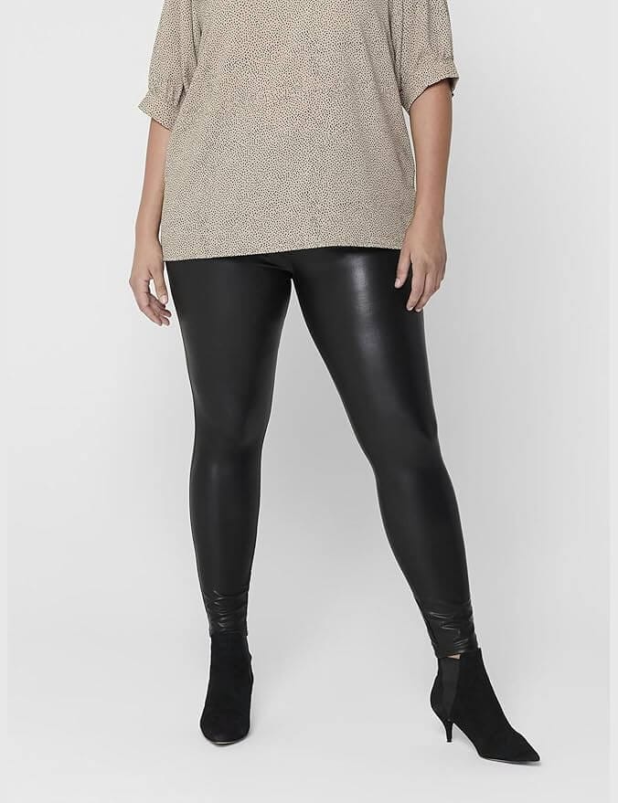Preissturz: ONLY Carmakoma Damen Carrool Coated Legging Noos Jeans – 30% Rabatt