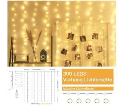 Ollny Lichtervorhang Details