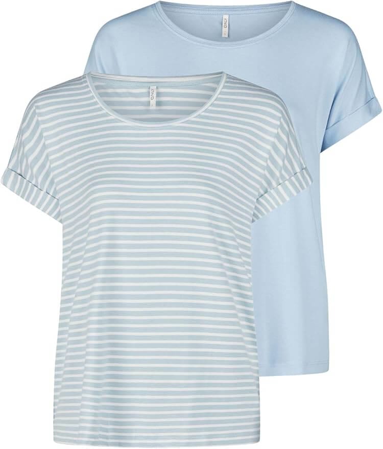 ONLY T-Shirt für Damen (2 Stück) – 24% Rabatt