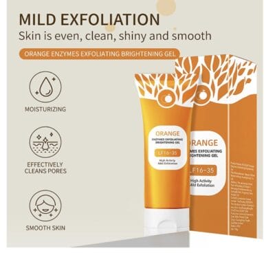 Peeling-Gel mit Orangenenzymen