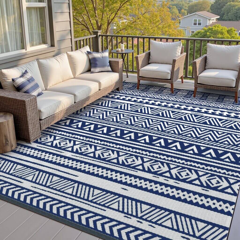 SIXHOME Outdoor Teppich – 50% Rabatt
