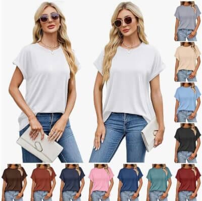Oversize Shirt Damen Lang und Weit