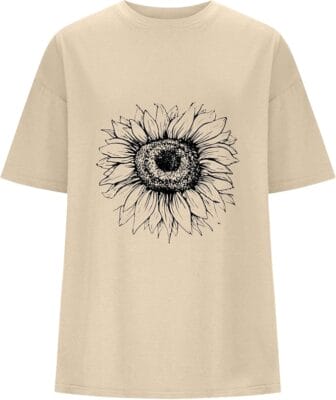 Damen T-Shirt Oversize-Schnitt