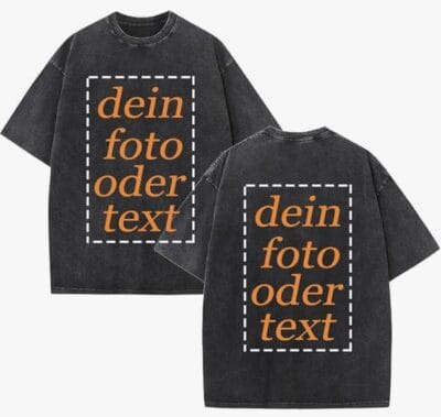 Personalisiertes Herren-T-Shirt aus Baumwolle