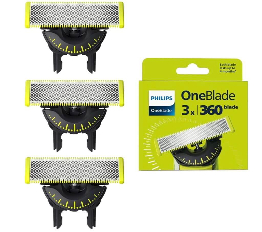 Philips OneBlade 360 Klingen 3er-Pack – 44% Rabatt