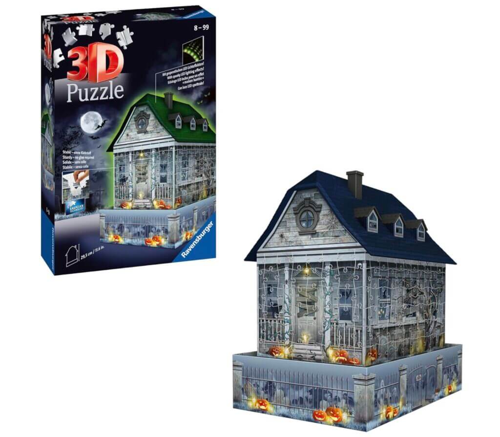 Ravensburger 3D-Puzzle Gruselhaus bei Nacht – 53% Rabatt
