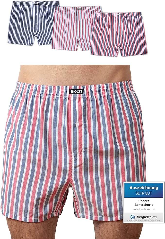 Snocks American Boxershorts für Herren – 25% Rabatt