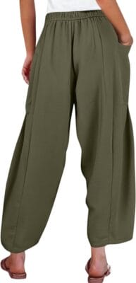 Damen Sommerhose dunkelgrün 