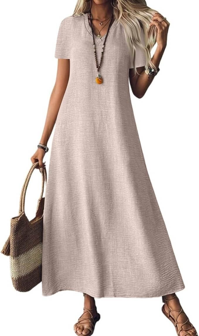 Ärmelloses Sommerkleid für Damen – 40% Rabatt