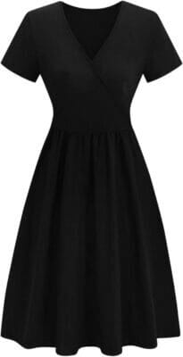 Damen Sommerkleid mit V-Ausschnitt