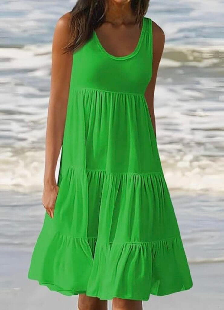 Ärmelloses Strandkleid für Damen – 50% Rabatt