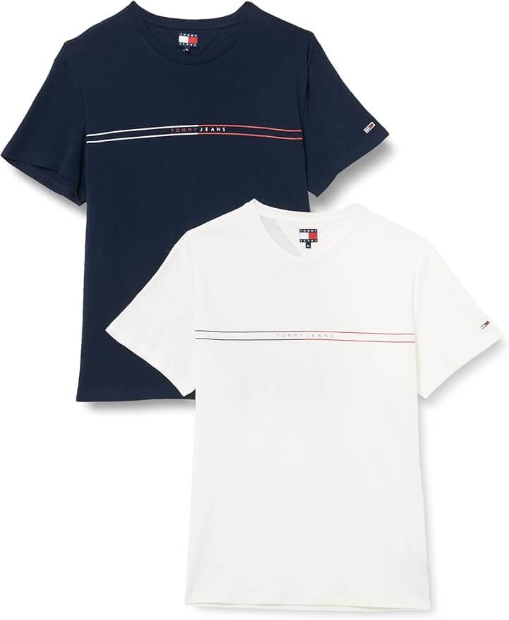Tommy Jeans Herren T-Shirt (2er-Pack) – 42% Rabatt