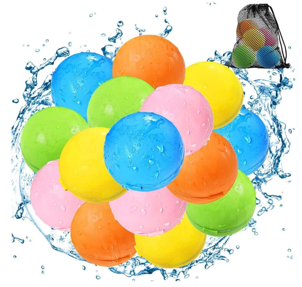 Wiederverwendbare Wasserbomben aus Silikon – 50% Rabatt
