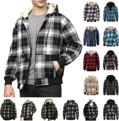 Winterjacke Herren Fleece