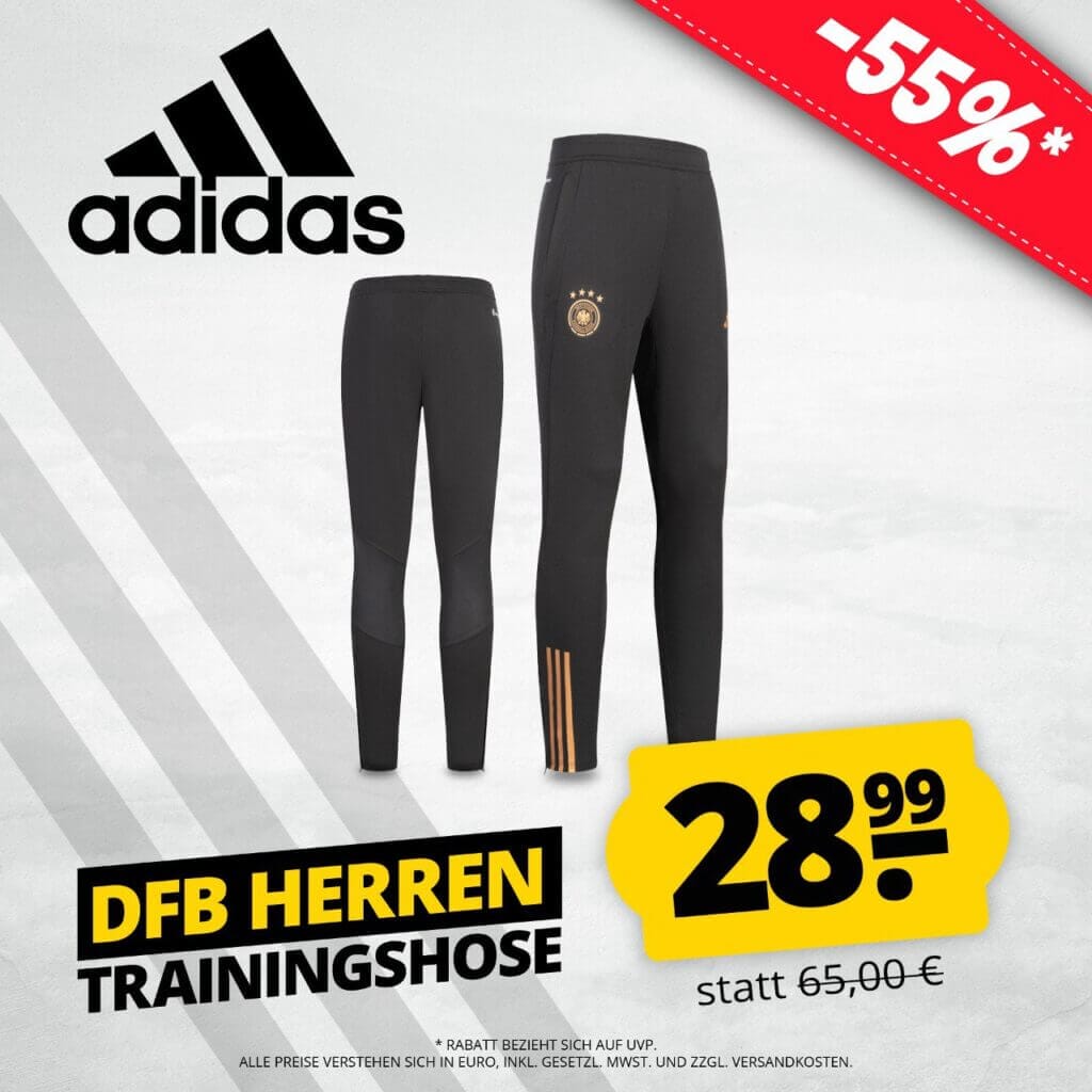 adidas DFB Trainingshose – 55% Rabatt
