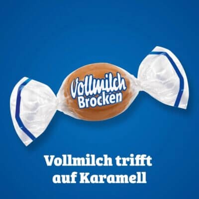 Vollmilch Brocken mit Milchcreme-Füllung in der 325g Packung 