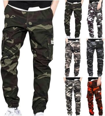 Camouflage Cargohose für Herren