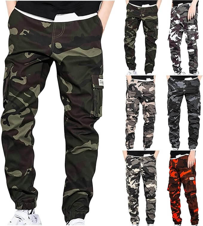 Camouflage Cargohose für Herren – 60% Rabatt