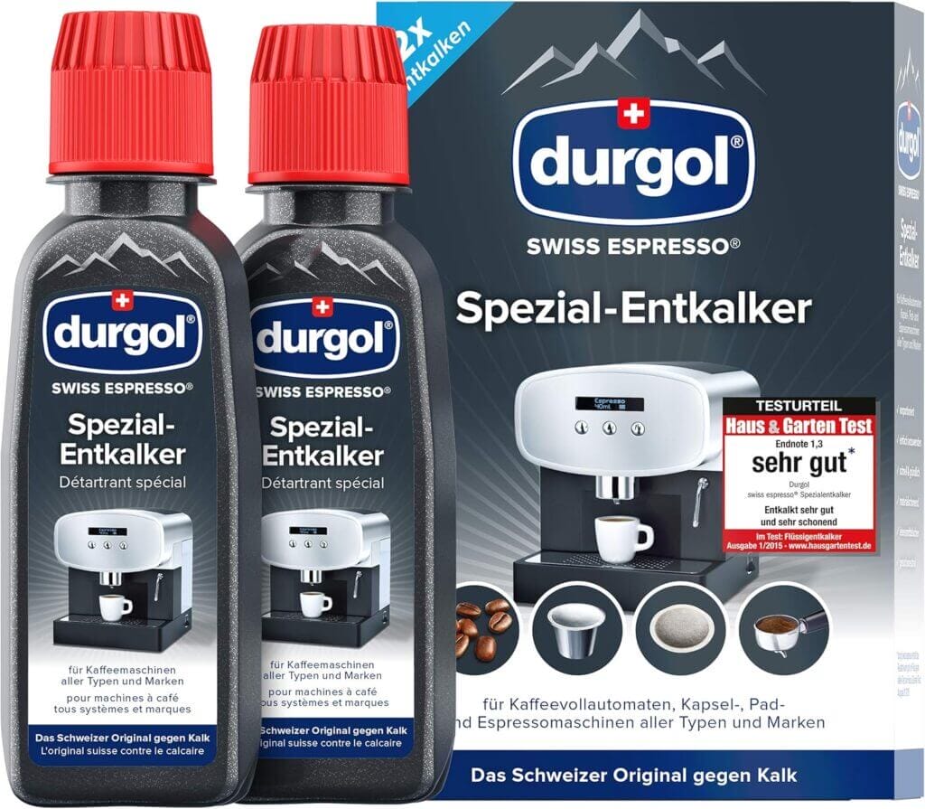 durgol swiss espresso Spezial-Entkalker für Kaffeemaschinen