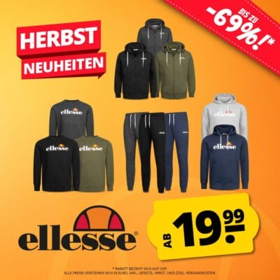 ellesse Herbst Neuheiten