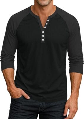 Henley-Hemd für Herren