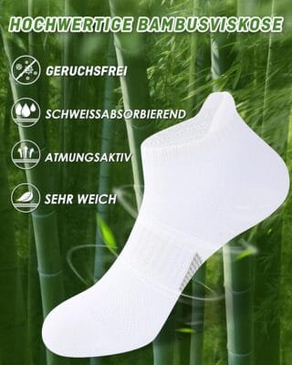 inaWarm Bambus Sneaker Socken Damen 