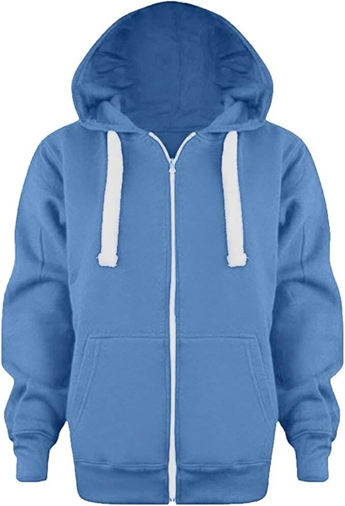 Schnapper:  Kinder Unisex Kapuzenpullover mit Reißverschluss – 50% Rabatt