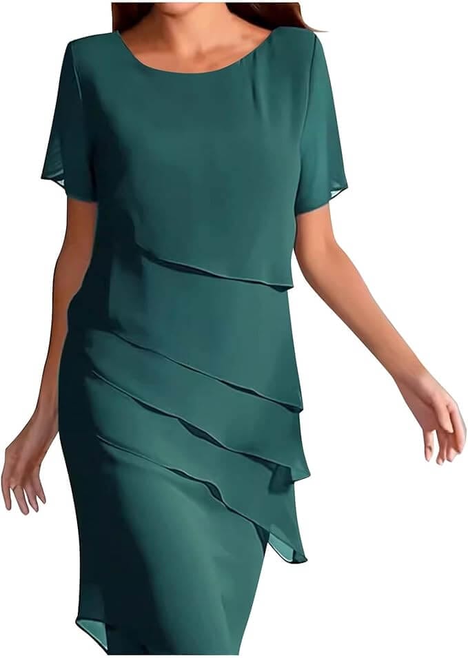 Knielanges Damen Abendkleid – 30% Rabatt