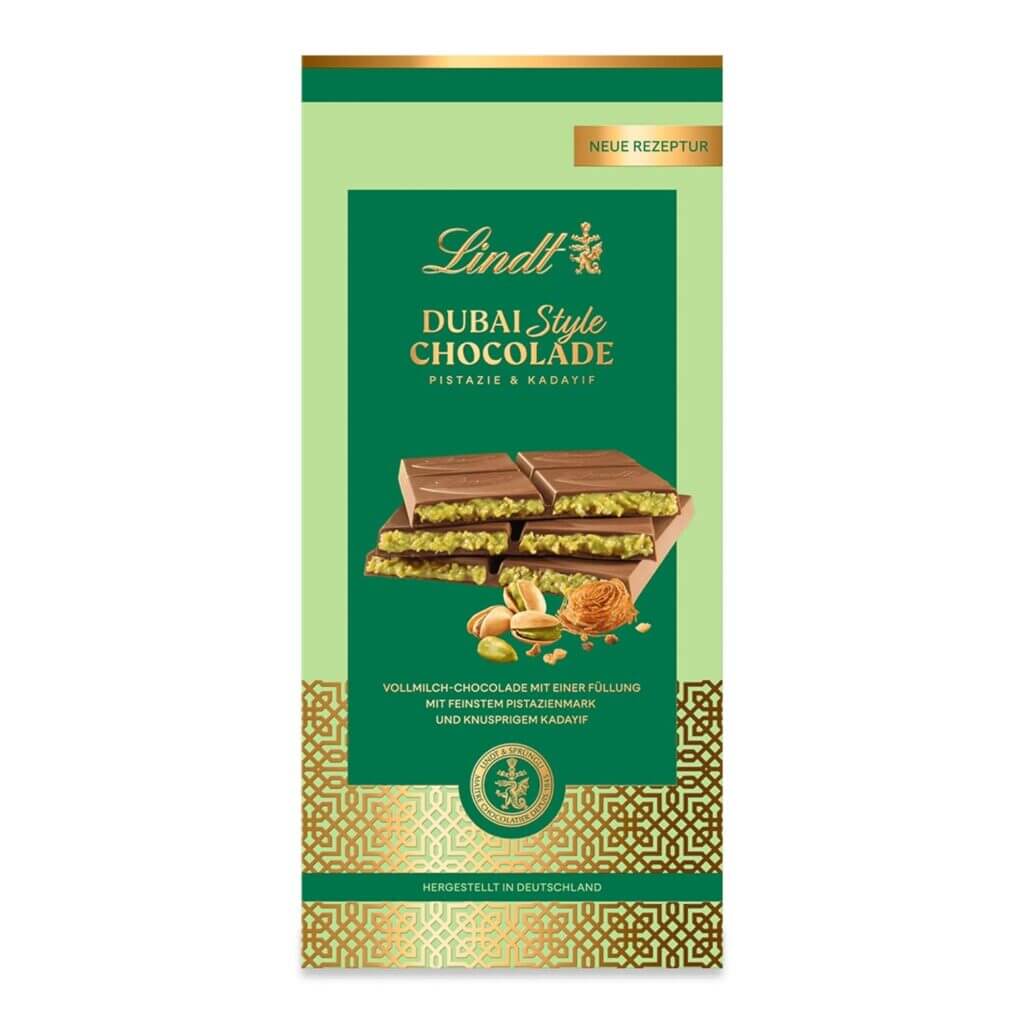 Lindt Dubai Style Chocolade – 145g Tafel – 10% Rabatt