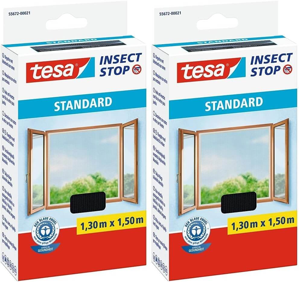 3er Pack tesa Insect Stop Standard Fliegengitter für Fenster – 44% Rabatt