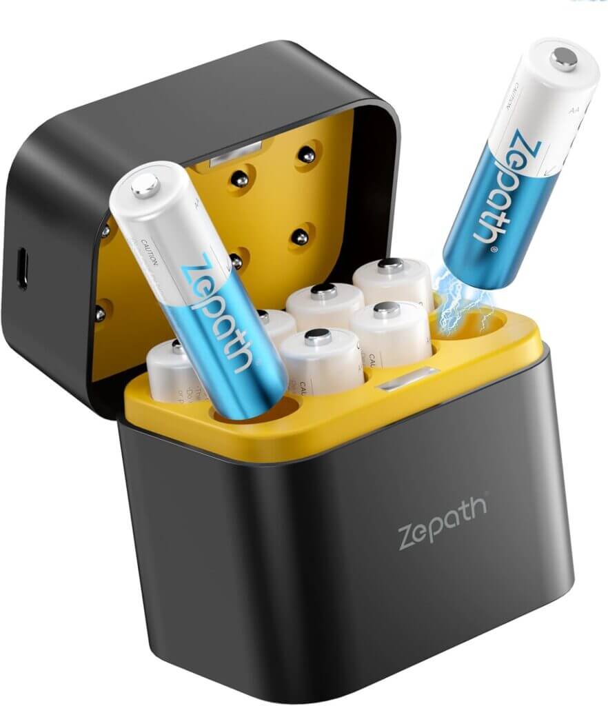 Wiederaufladbare Lithium Akkus AA 8-Pack – 36% Rabatt