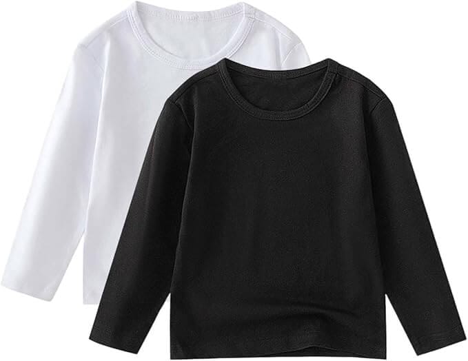 Kinder Langarmshirts im 2er-Pack – 70% Rabatt