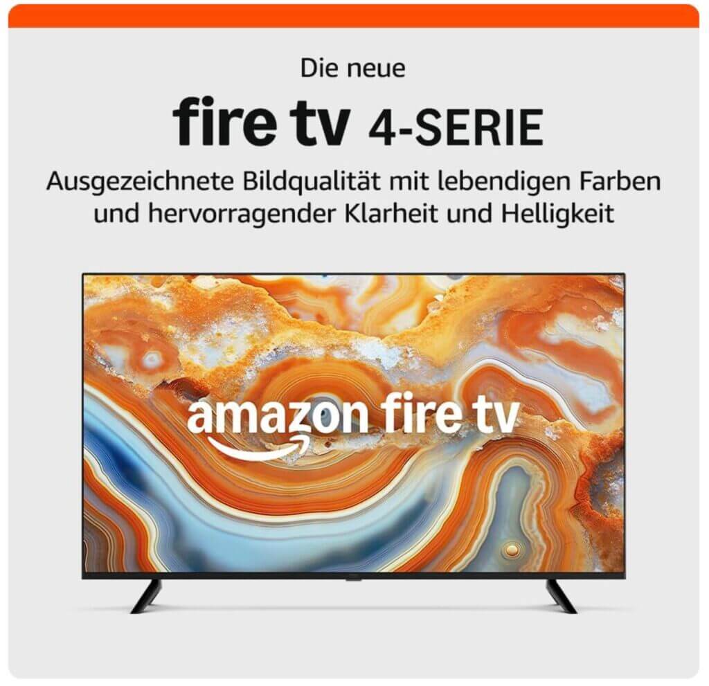 55 Zoll 4K-UHD-Smart-TV Amazon Fire TV-4-Serie – 41% Rabatt