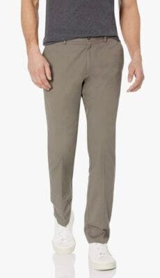 Amazon Essentials Herren Knitterfreie Flatfront-Chinohose