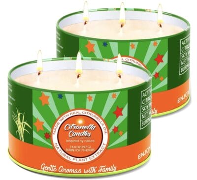 Aottom Citronella Kerze Outdoor groß