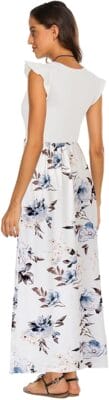 BDTECAOR Maxikleid Damen