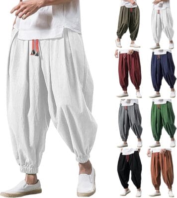 Baggy Haremshose für Herren